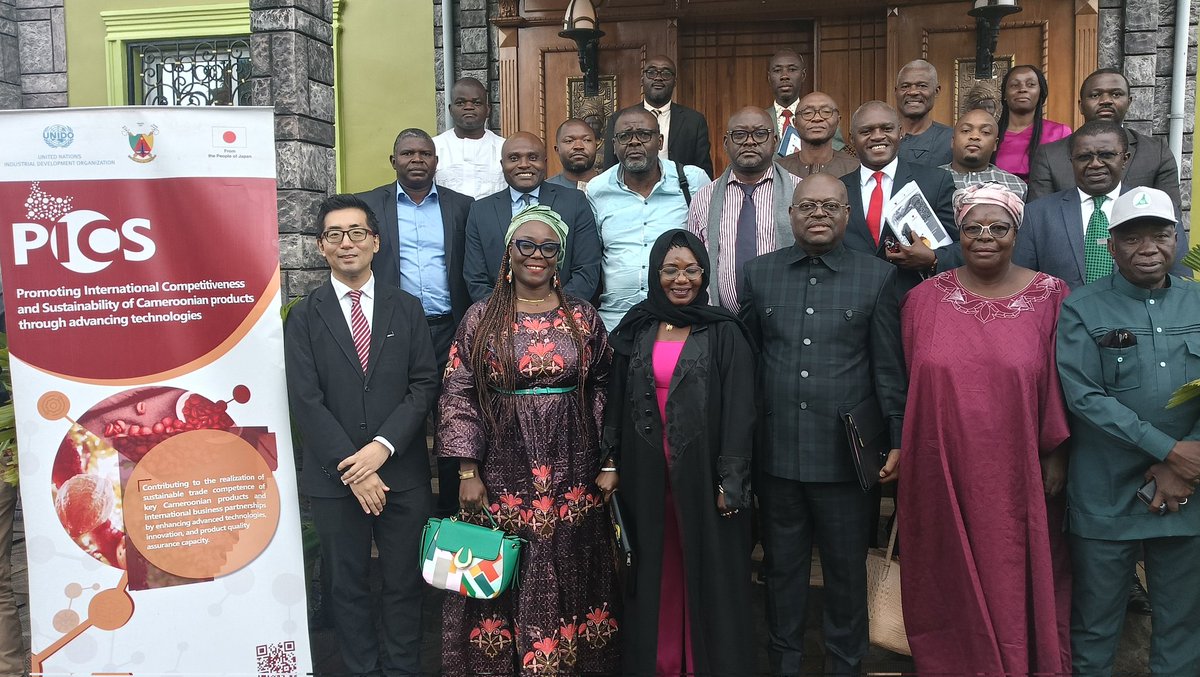 PICSCAMEROON's tweet photo. The third session of the PICS-Cameroon/UNIDO Project Monitoring Committee concluded with two major resolutions and three key recommendations. Resolutions included the validation of : the project's action plan for the current  year and of the study conducted by CIBLE Consulting https://t.co/7FL9wLIvX6