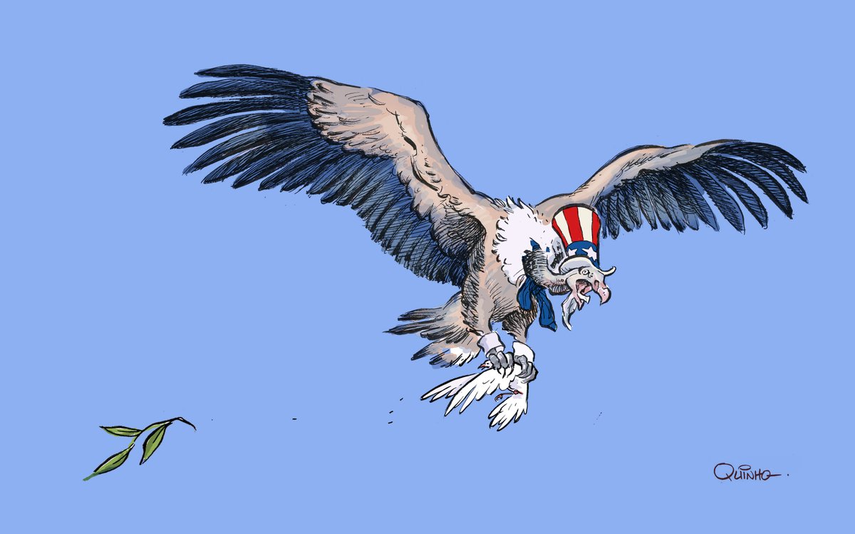 O bloqueio econômico e energético a Cuba, que causa fome e uma crise humanitária é mais um dos inúmeros crimes na conta de Donald Trump e seu governo (pré-regime), que certamente será lembrado como um dos mais perversos da história.
Hoje, a maior ameaça à paz mundial são os EUA.