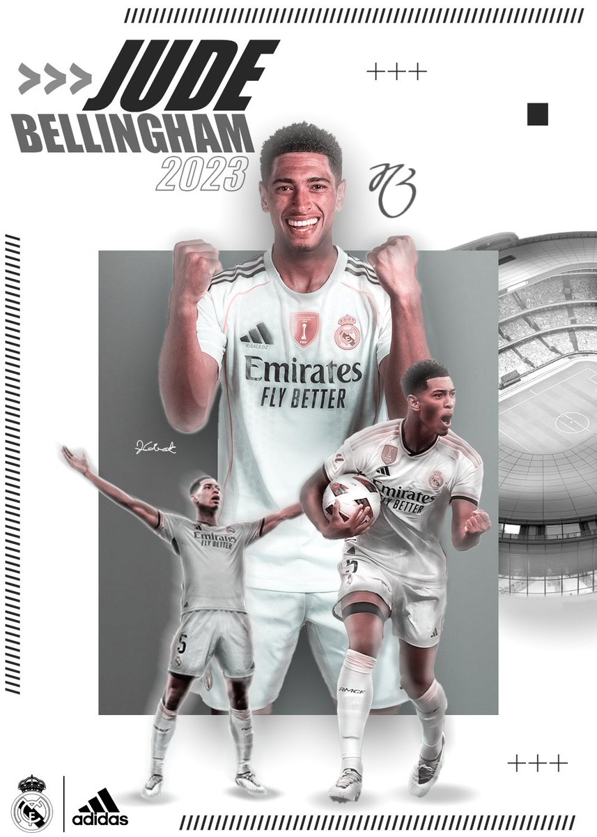 Jude Bellingham Sports Design🧑‍🍳

Likes and Retweets are appreciated✅

#bellingham #realmadrid #photoshop #design