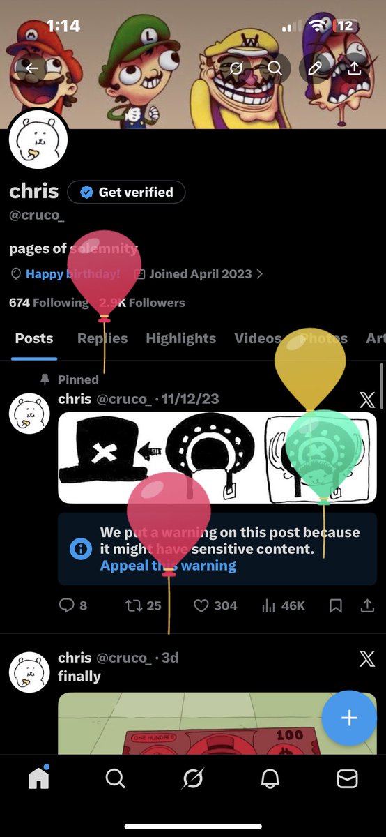 chris tweet media