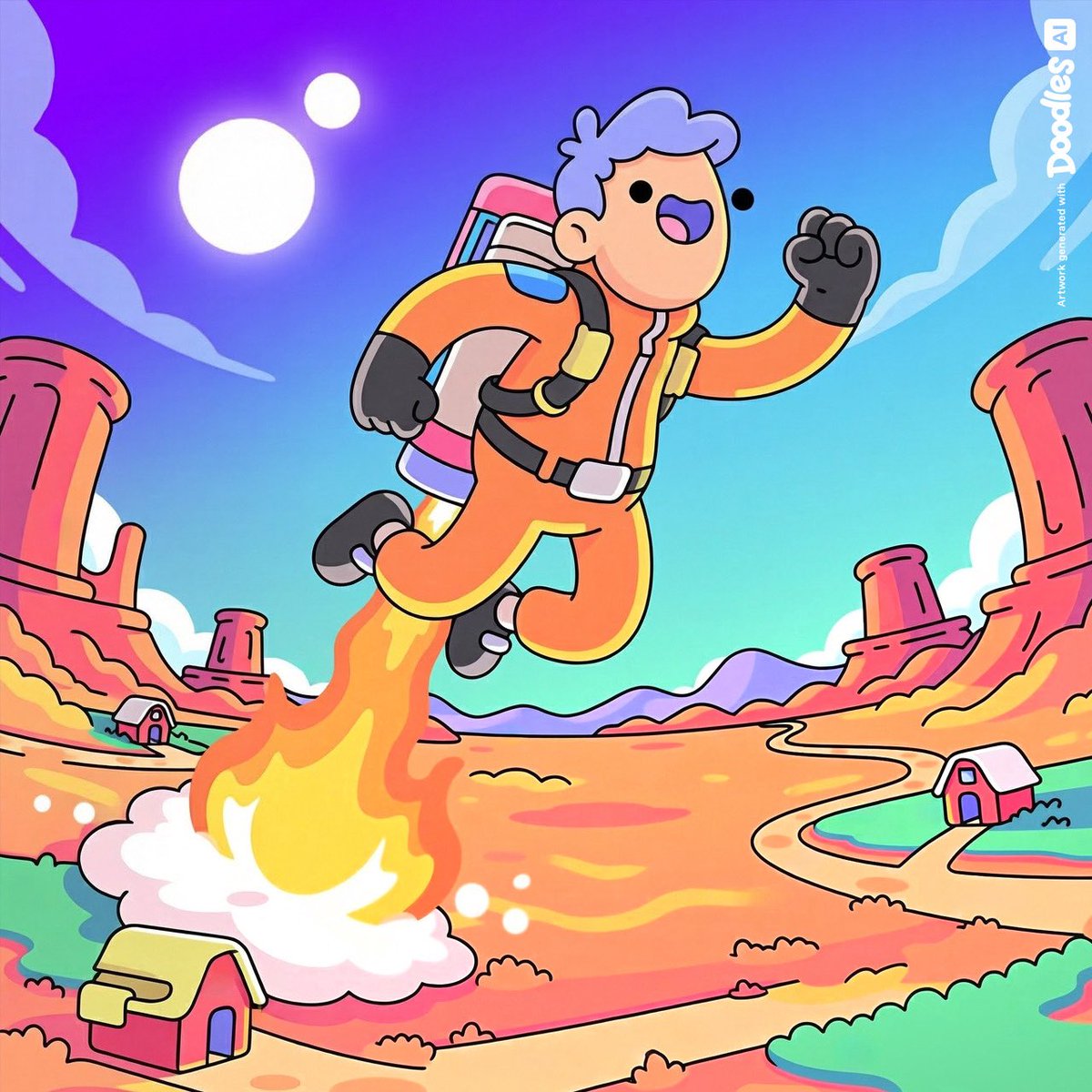 me vs. doodles ai me 

doodle yourself: makedoodles.ai