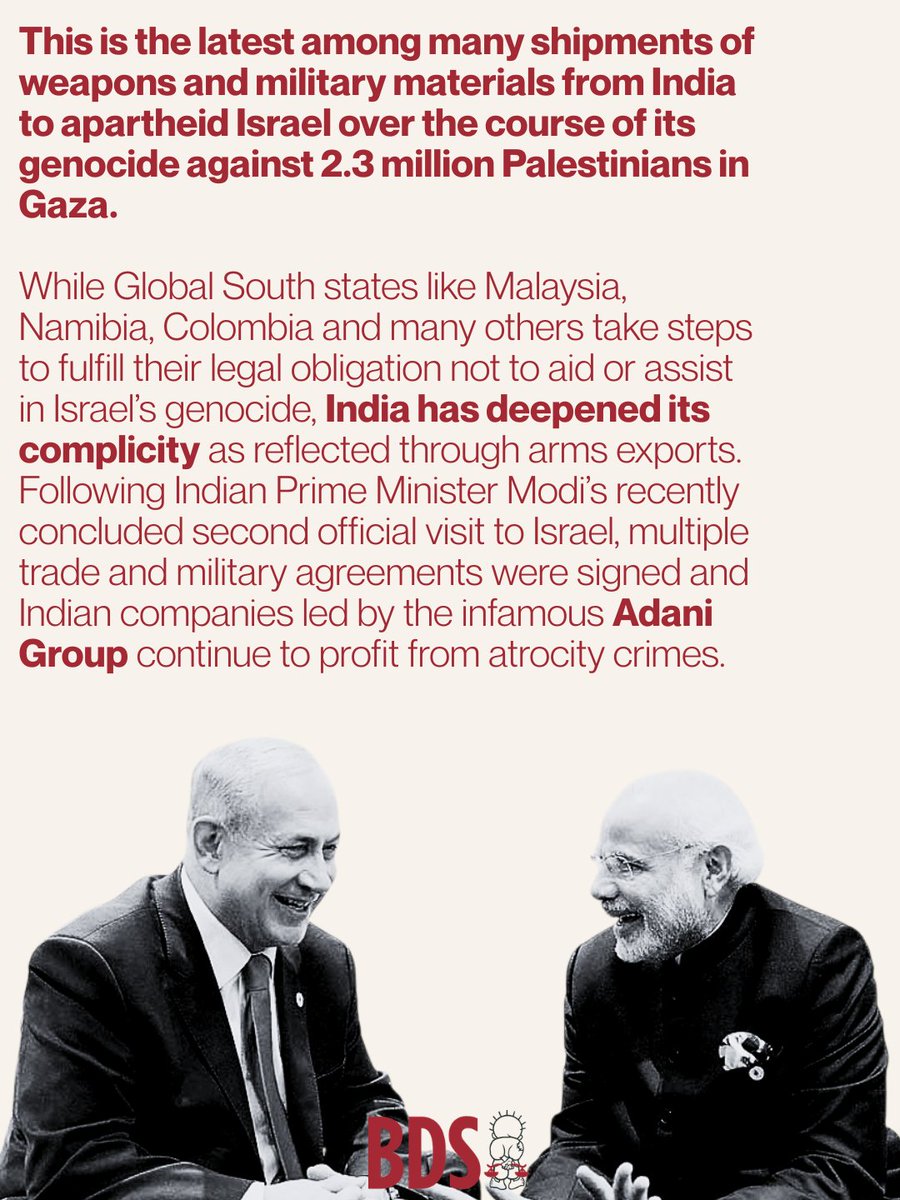 BDS movement tweet media