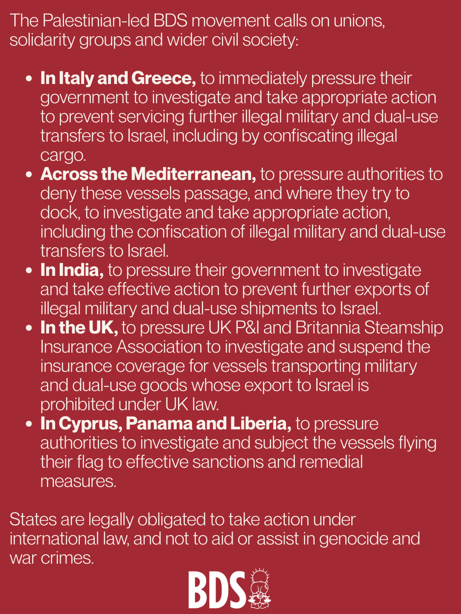 BDS movement tweet media