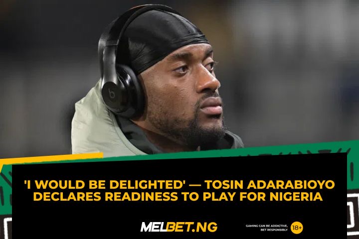 MelbetNigeria's tweet photo. #TOSIN TO #SUPEREAGLES? 🇳🇬

'I would be delighted'

#TosinAdarabioyo confirms he’s open to playing for Nigeria 🦅

#NaijaFootball #ChelseaFC #Adarabioyo https://t.co/TGJUk1IjTI