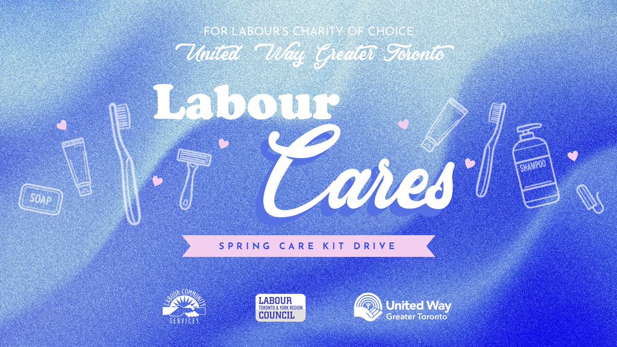 Labour_CS's tweet photo. Labour Cares: Join us for a spring care kit drive on April 16. Help build kits, make a donation or drop in to say hi!  https://t.co/UKvRW34Llj #labourandunitedway https://t.co/gNbEFV03zt