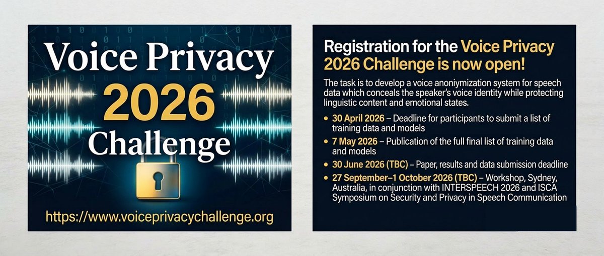 VoicePrivacy tweet media