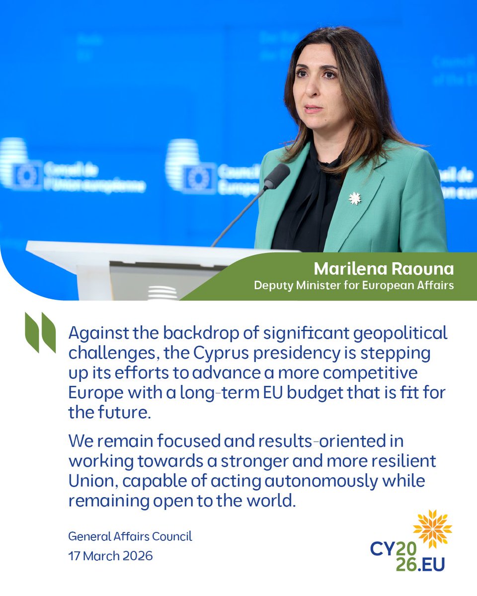 Cyprus Presidency of the Council of the EU 2026 tweet media