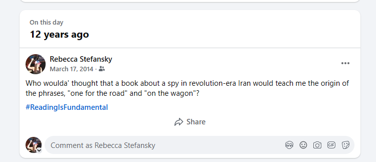 Rebecca Stefansky tweet media