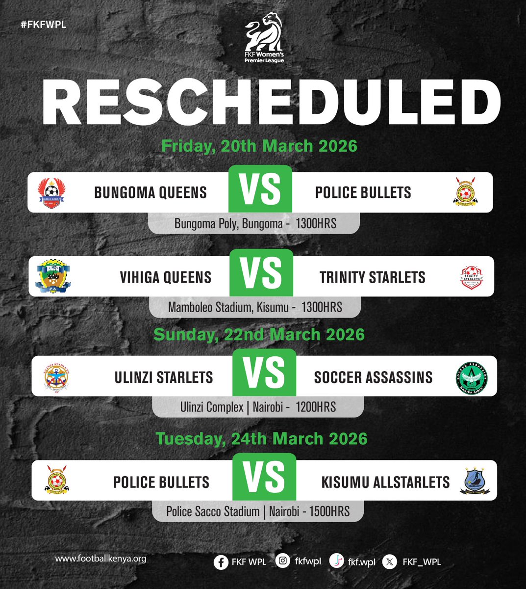 FKF Women's Premier League tweet media