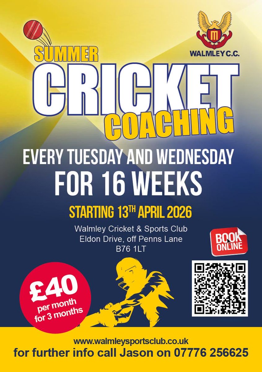 Walmley Cricket and Sports Club tweet media