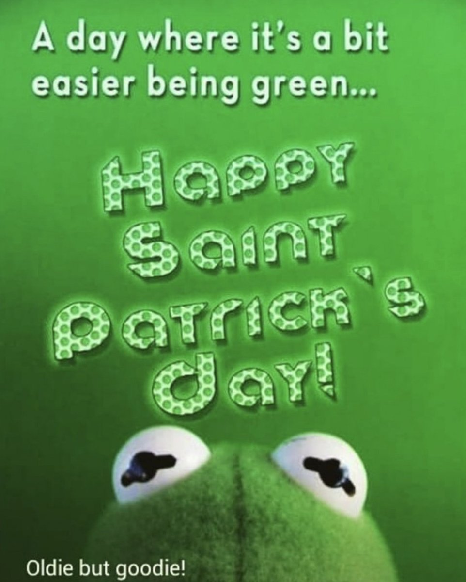 Doing my annual posting of this old gem....
Happy St. Patrick's Day to all who celebrate my peep's holiday! 🍀