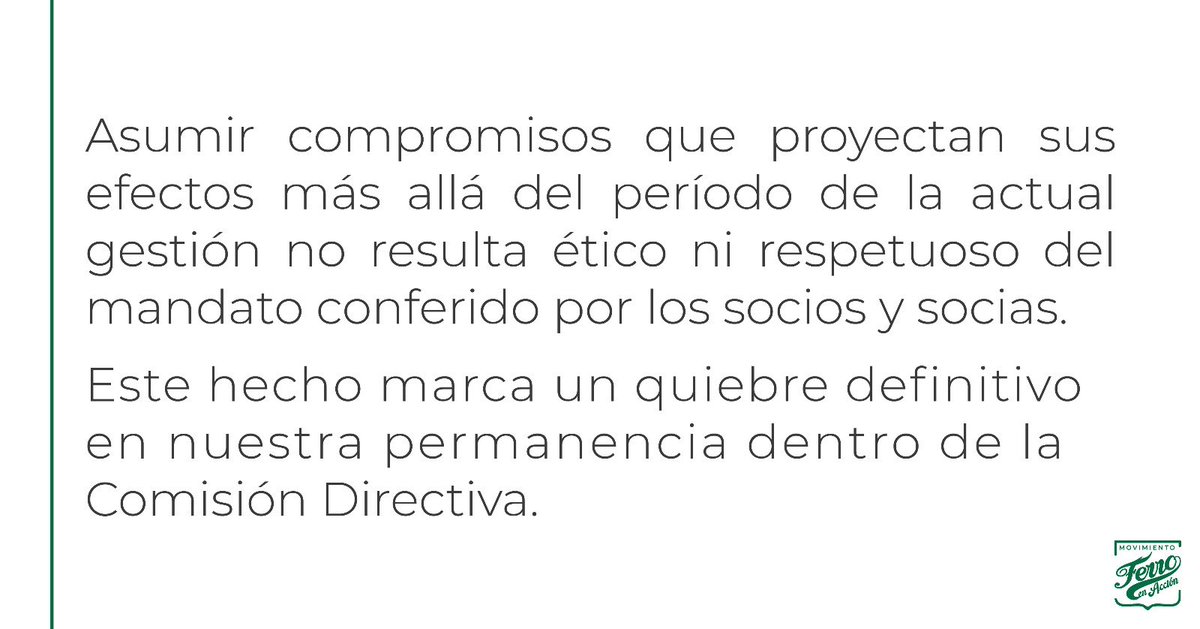 Movimiento Ferro en Acción tweet media