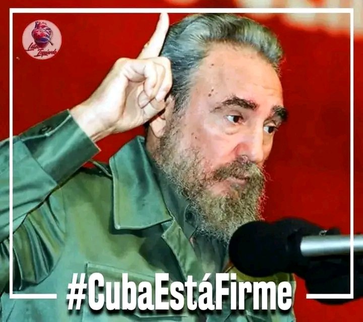 La unidad y la resistencia son nuestro camino. ¡Defendamos juntos nuestra tierra y nuestra dignidad!  #CubaEstáFirme 
#CubaVencerá #DePieYCombatiendo.