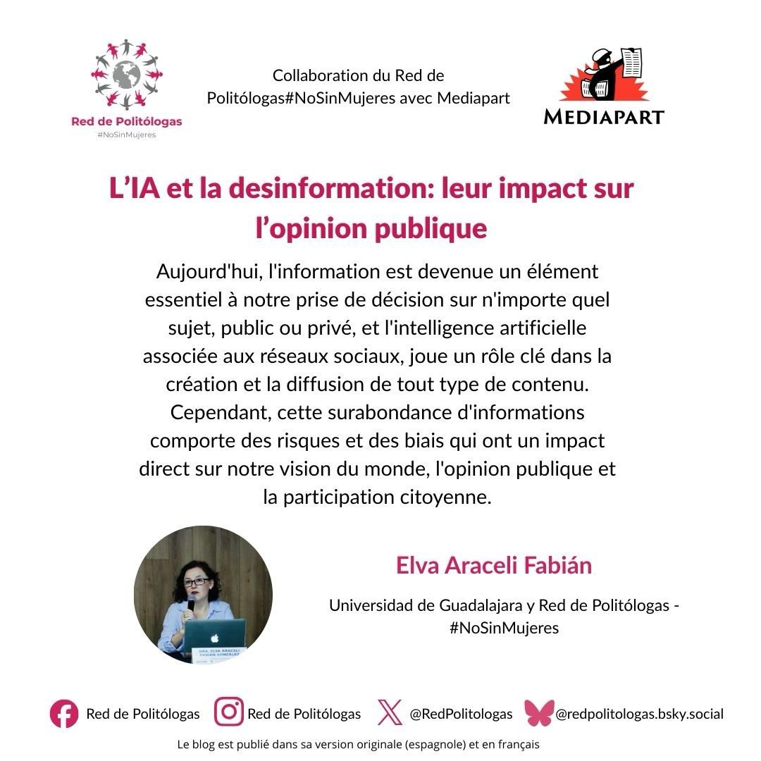 Red De Politólogas - #NoSinMujeres tweet media