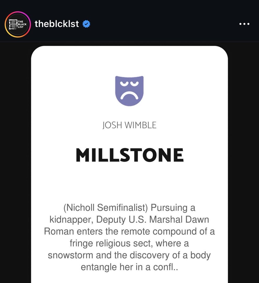 Josh Wimble tweet media