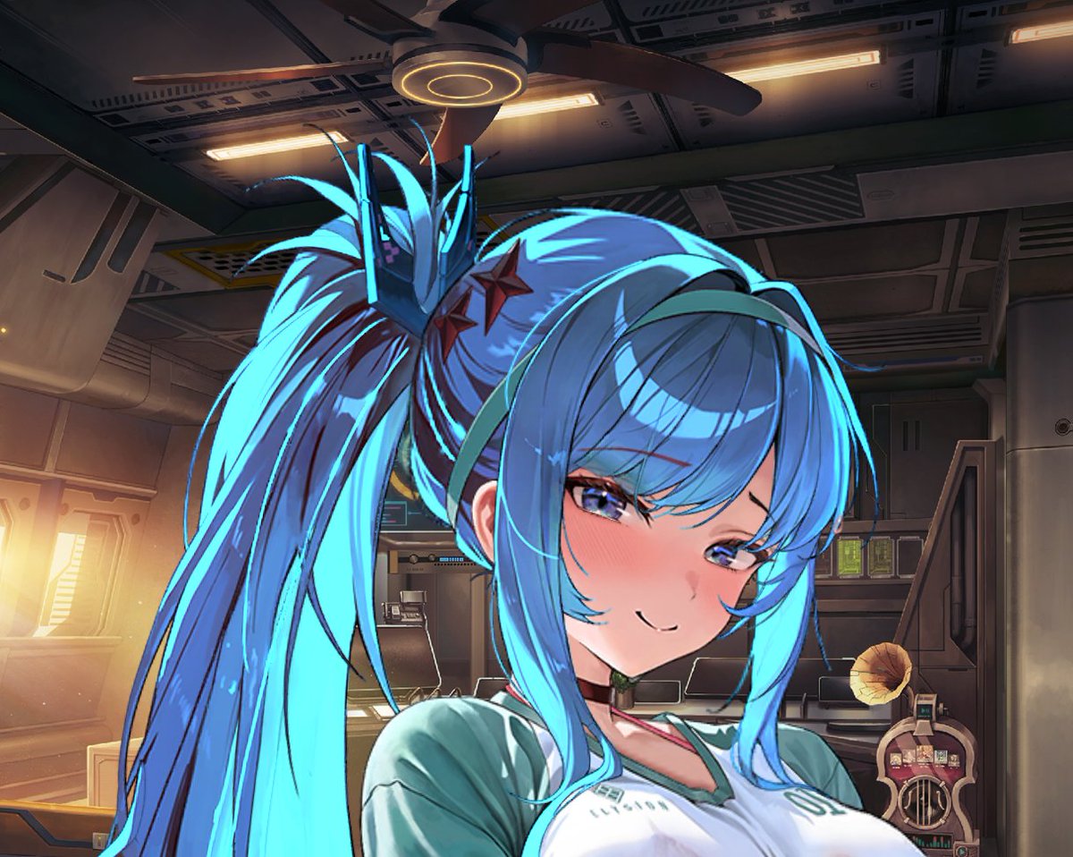 Rapi: Commander, I'm blue now.
Commander: Blue?
Rapi: You like blue, right?

Would you love Rapi if she was blue?