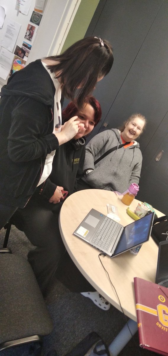 Rainbow_Stars1's tweet photo. We absolutely love our members leading the way and today our fabulous Adele asked to use the laptop.....so our laptops from NKDC funding were in use. It might of been to access a bit of music but then it got us all dancing!!
#somethingforeveryone https://t.co/3rTHuyCt4u