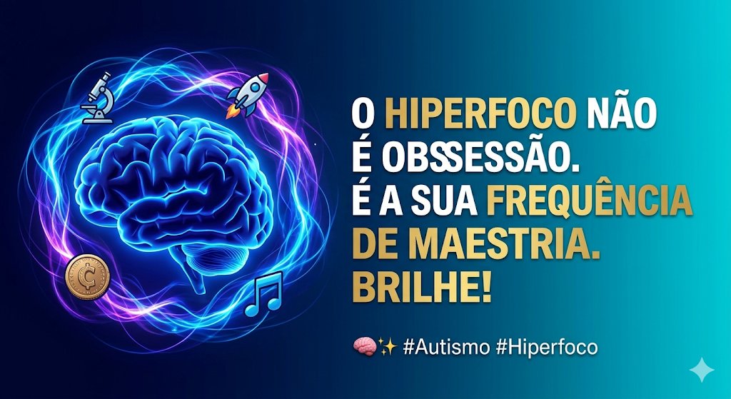 Qual é o seu grau sobre o Altismo hoje?
O objetivo aqui é compartilhar sobre o Altíssimo, combater o capacitismo e celebrar a neurodivergência com aquele toque de leveza e impacto que a rede pede.
1. Sobre Potencial e Foco
Pergunta: Qual é o seu 'hiperfoco' do momento e como ele