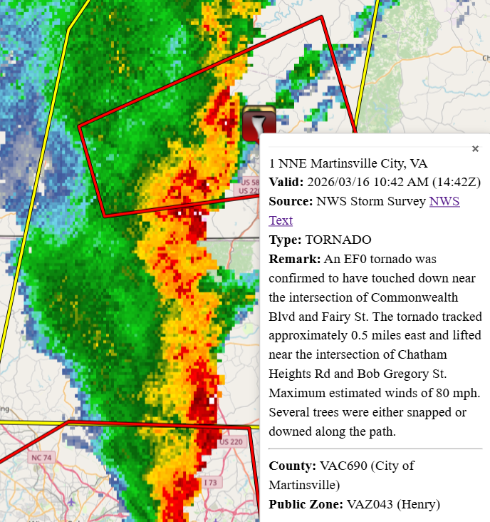 NWS Louisville Confirms Long-Track EF-1 Tornado Across Gr...