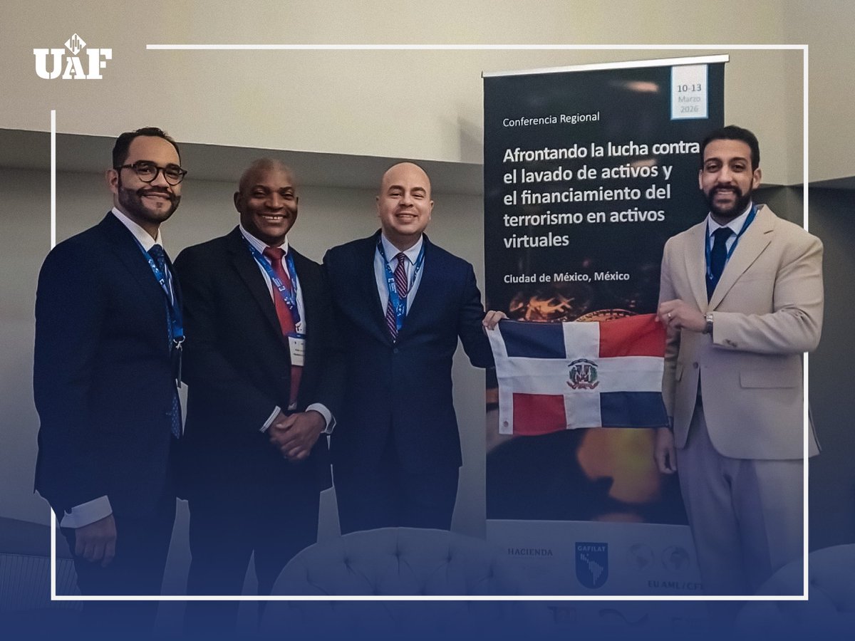Unidad de Análisis Financiero UAF_RD tweet media