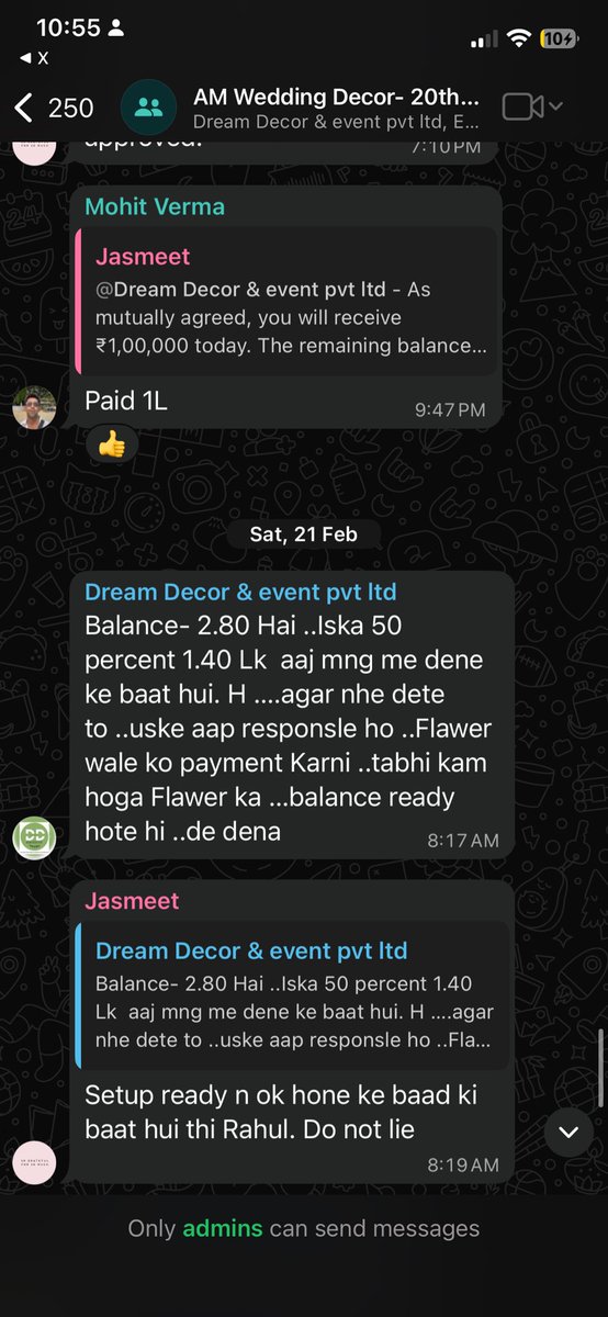 anukritiii's tweet photo. The blackmailing and the audacity. You can see in the above images - the actual setup for which he took money and what he delivered. https://t.co/gRidAFwSP7