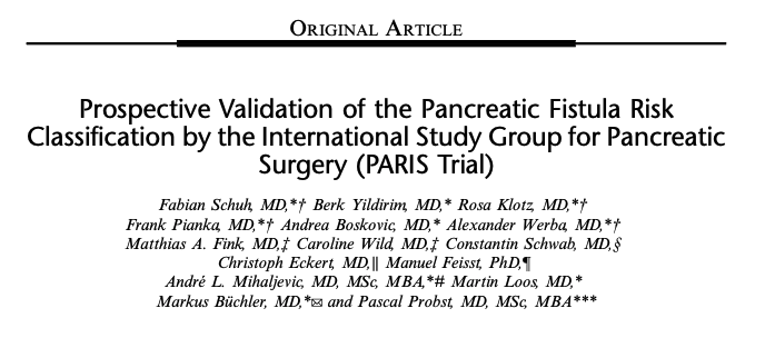 The ISGPS pancreas classification enables standardized risk stratification after pancreatoduodenectomy, with class D identifying patients at highest risk of postoperative pancreatic fistula. journals.lww.com/annalsofsurger…