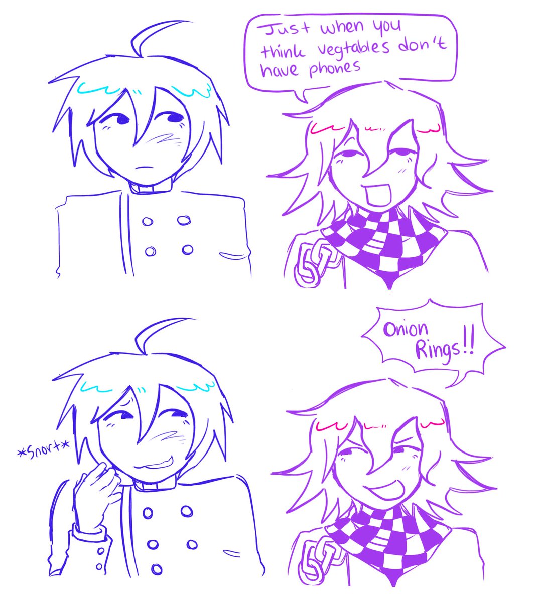 Robo_HypeBD's tweet photo. Just landed a plane, feelin good, drew this while doing it, heh also saved a kitten from a tree at the same time! Wow Evan you are truly talented, thank you Evan! Whatever go my Saiouma #danganronpa https://t.co/CmLrjVQn4J