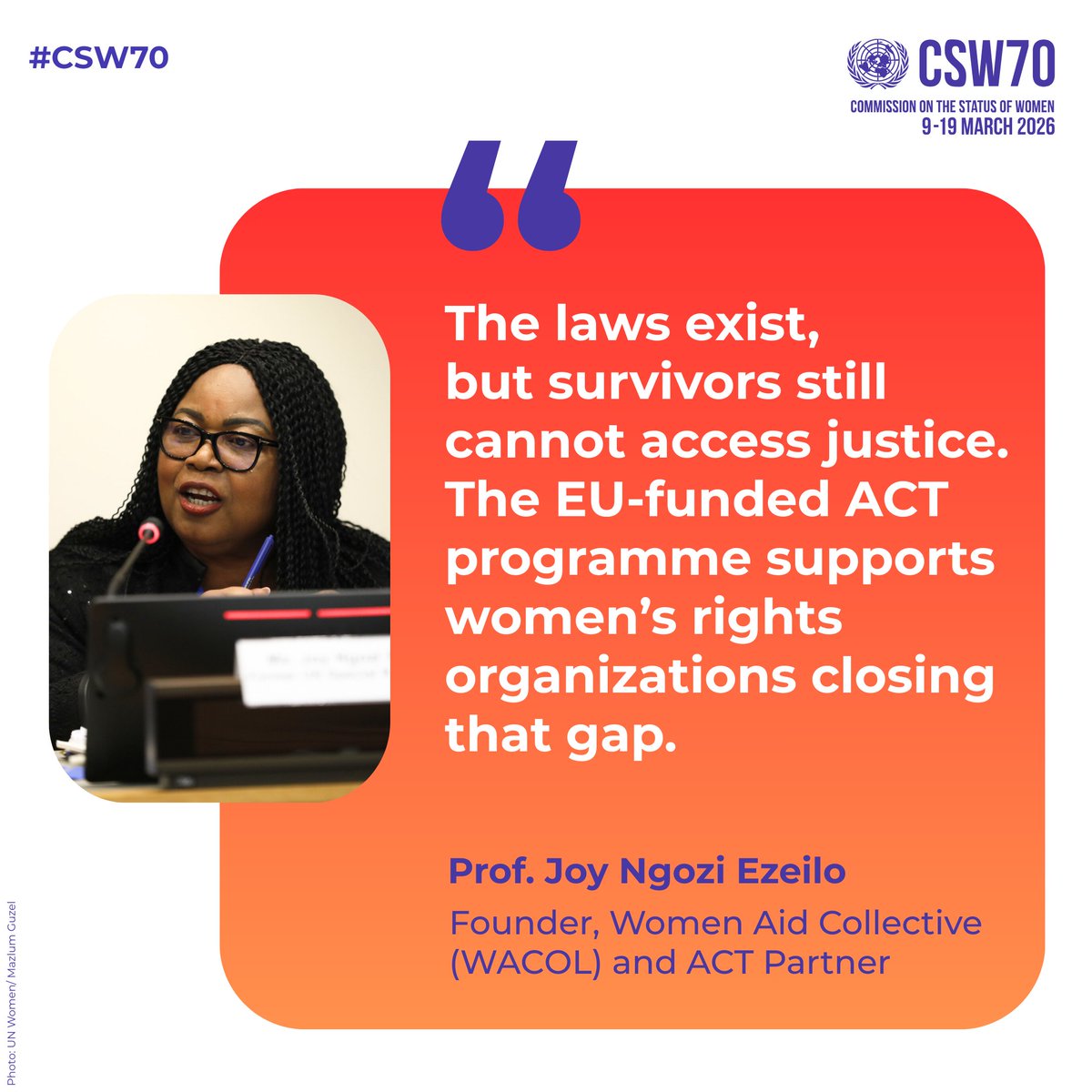 United Nations CSW tweet media