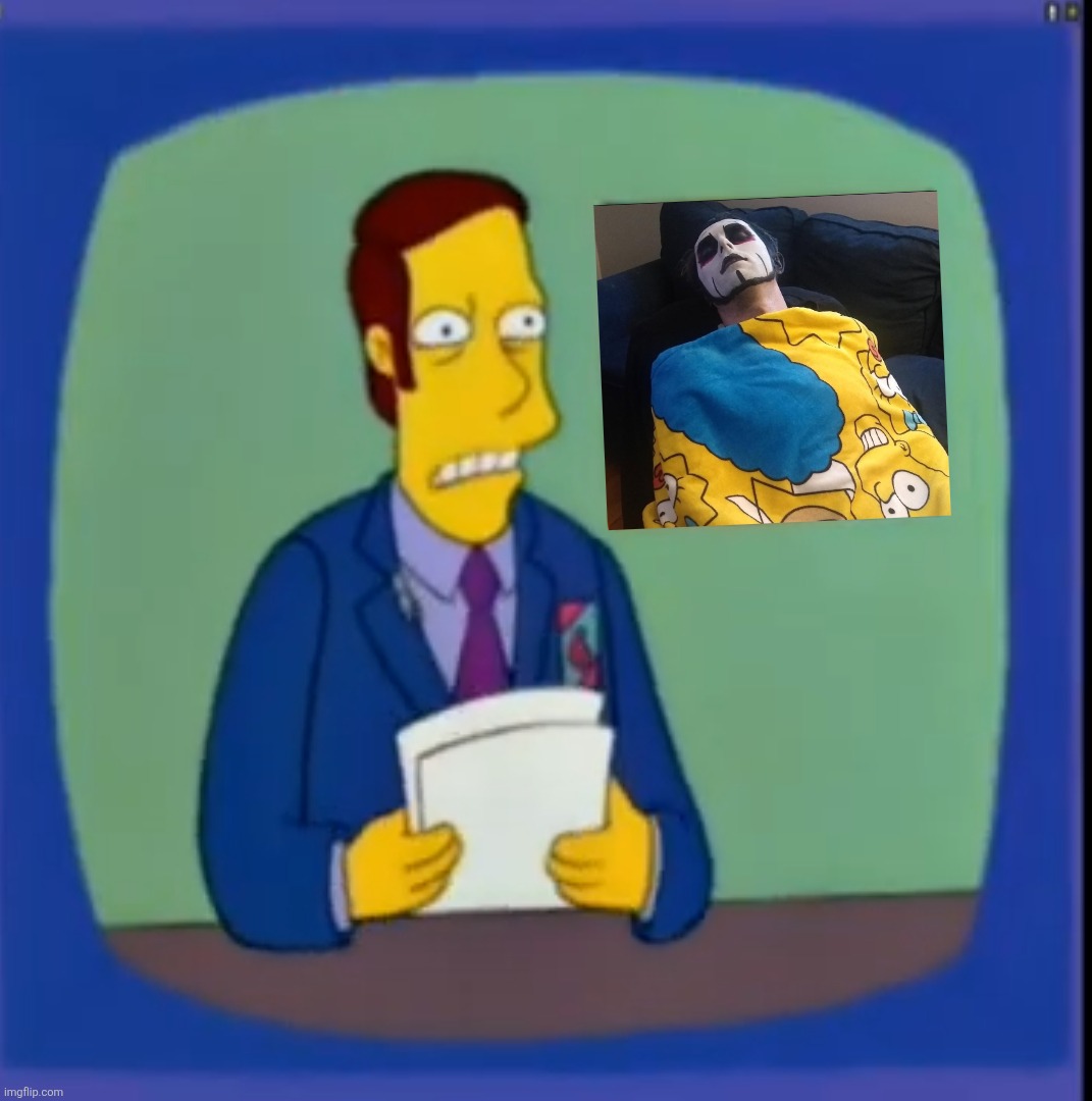 darthramious's tweet photo. @DanhausenAD "This just in! Danhausen sleeps in a Simpsons oxygen tent which he believes gives him cursing powers!" https://t.co/h53HDopMEp