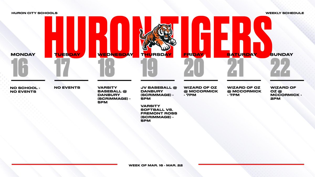 Huron Athletics and Activities tweet media