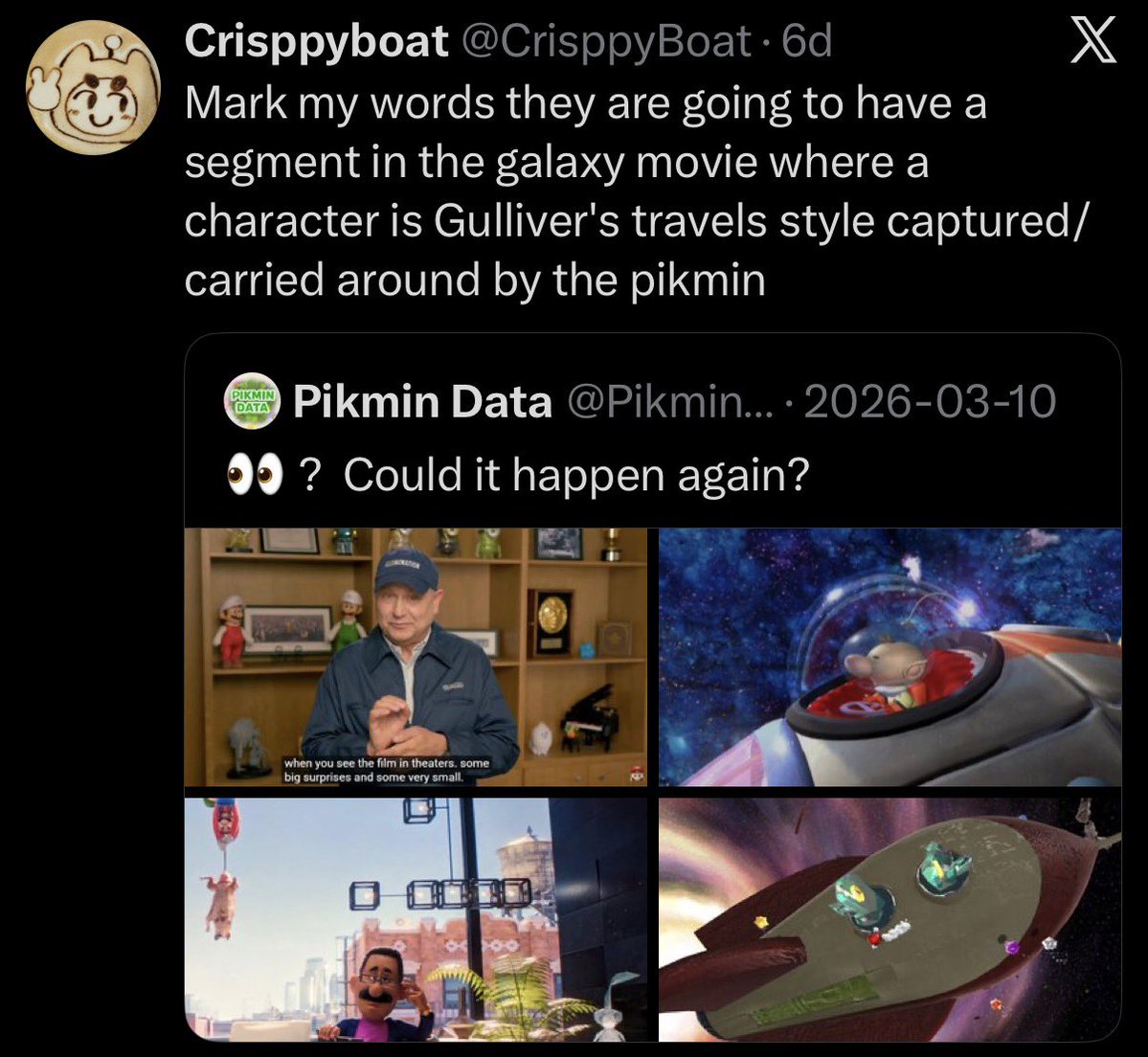 CrisppyBoat's tweet image. Crisppyboat vindicated