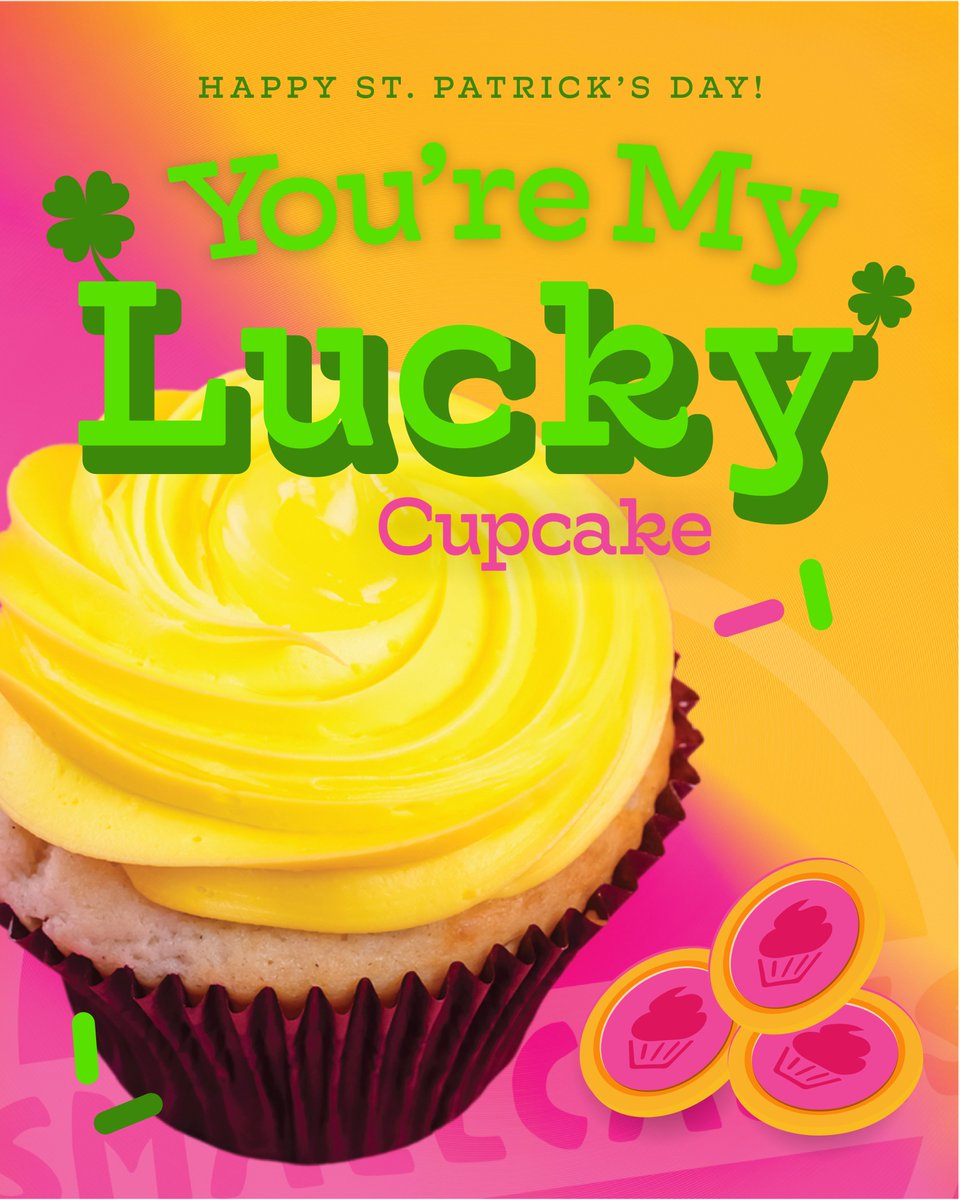 Smallcakes_CC's tweet image. Happy St. Patrick’s Day. 🍀
May your day be filled with a little luck and a lot of buttercream.🧁
Follow the rainbow… it leads straight to Smallcakes. 🌈

#SmallcakesCupcakery #StPatricksDay #StPaddysDay #Smallcakes