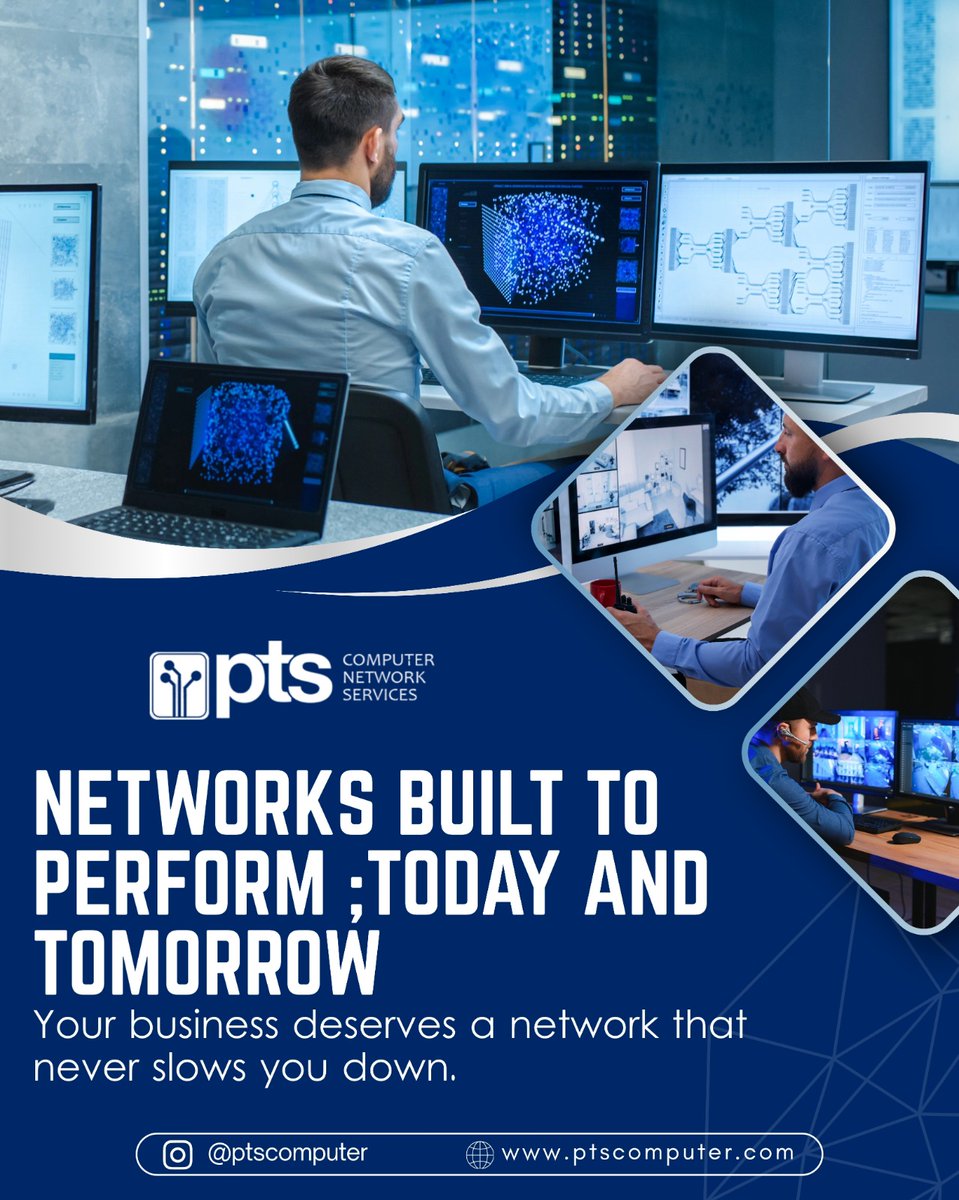 PTScomputer's tweet image. Your business deserves a network that never slows you down. PTS designs and manages high-performance networks that power productivity, protect your data, and scale as your business grows. ⚡🌐
.
#networksupport #networkinstallation #manageditservices #lagrangega