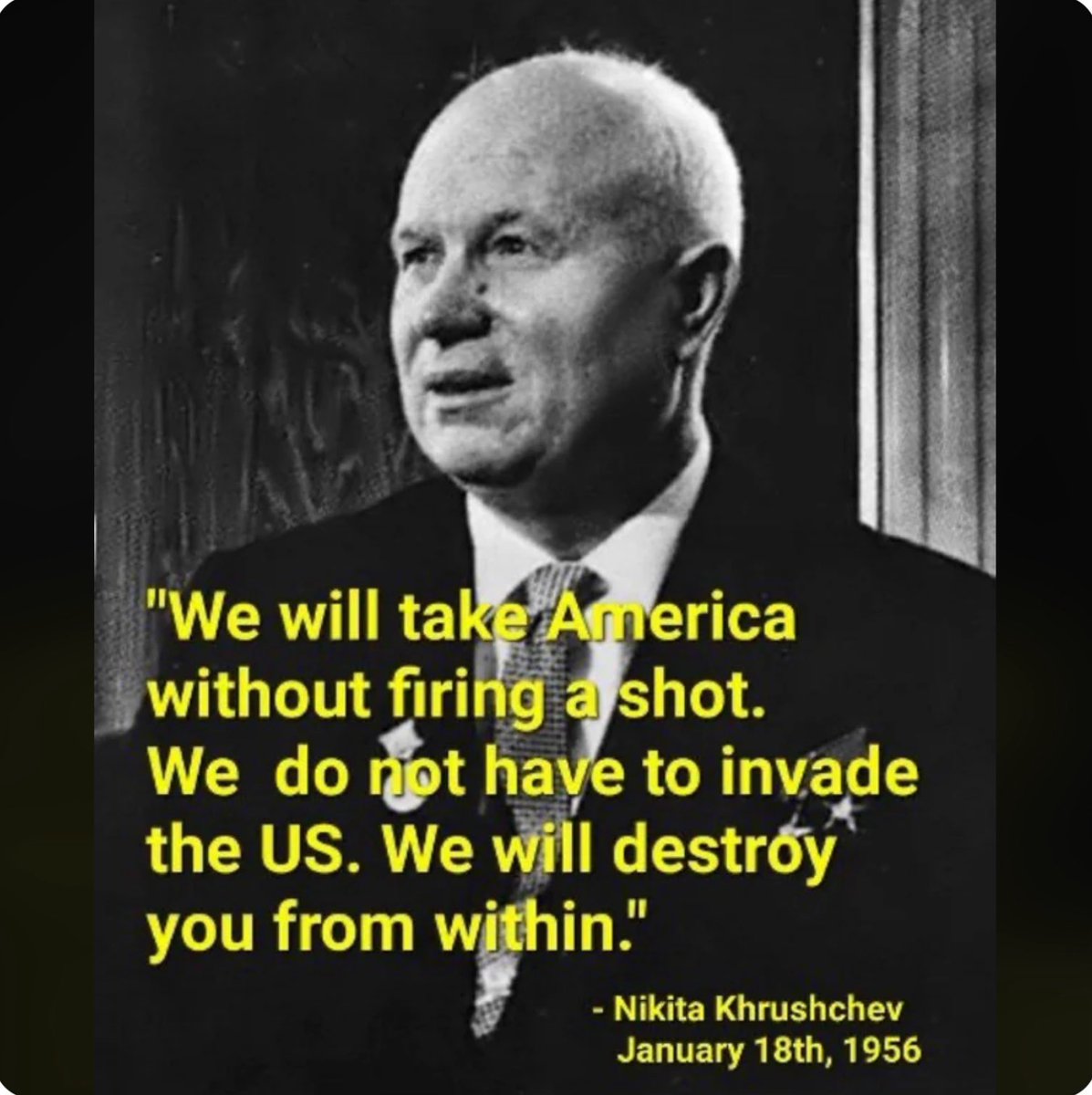 <a href="/TheRickWilson/">Rick Wilson</a> <a href="/MamaSancocho/">Mama Sancocho 🇺🇸🇵🇦</a> Even Khruschchev couldn't have imagined their luck with Trump, completely amoral with a Pandora's box of kompromat. What a gift for Putin.