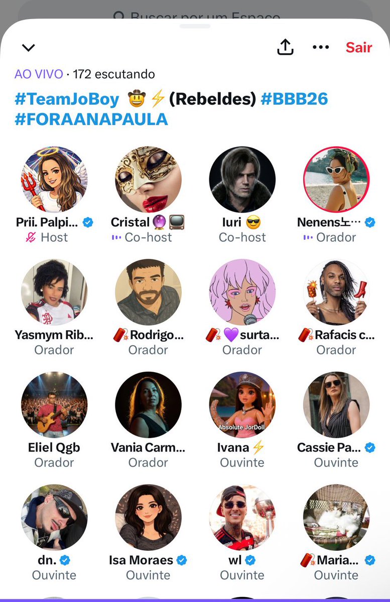 As 🧨 estão em peso votando na Ana Paula, TRIPLIQUEM os votos no BRENO