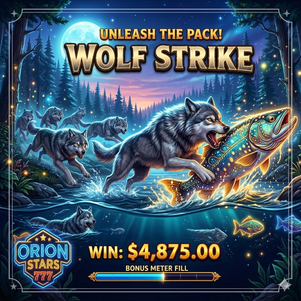 orionstarss777's tweet image. 📷 UNLEASH THE PACK! Wolf Strike fish game is HERE! 📷📷 Hunt big catches, trigger pack bonuses &amp;amp; howl your way to wins! Only on Orion Stars 777! 📷📷"
orionstarss777.com
`#WolfStrike` `#FishGame` `#OrionStars777` `#HuntAndWin` `#ArcadeAction` `#MobileFishing`