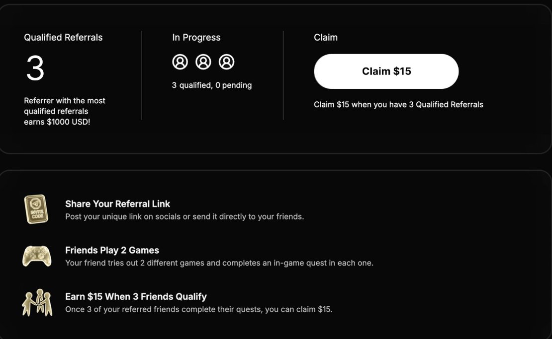 Limited Time Free Rewards on Immutable! 🚨🚨

Earn up to $15 + a share of a $60K prize pool 💰

Once you complete Quests &amp; play two games — you earn 🔥

Try here to get started: play.immutable.com/referral/share…

<a href="/Immutable/">Immutable</a> 🔥🔥