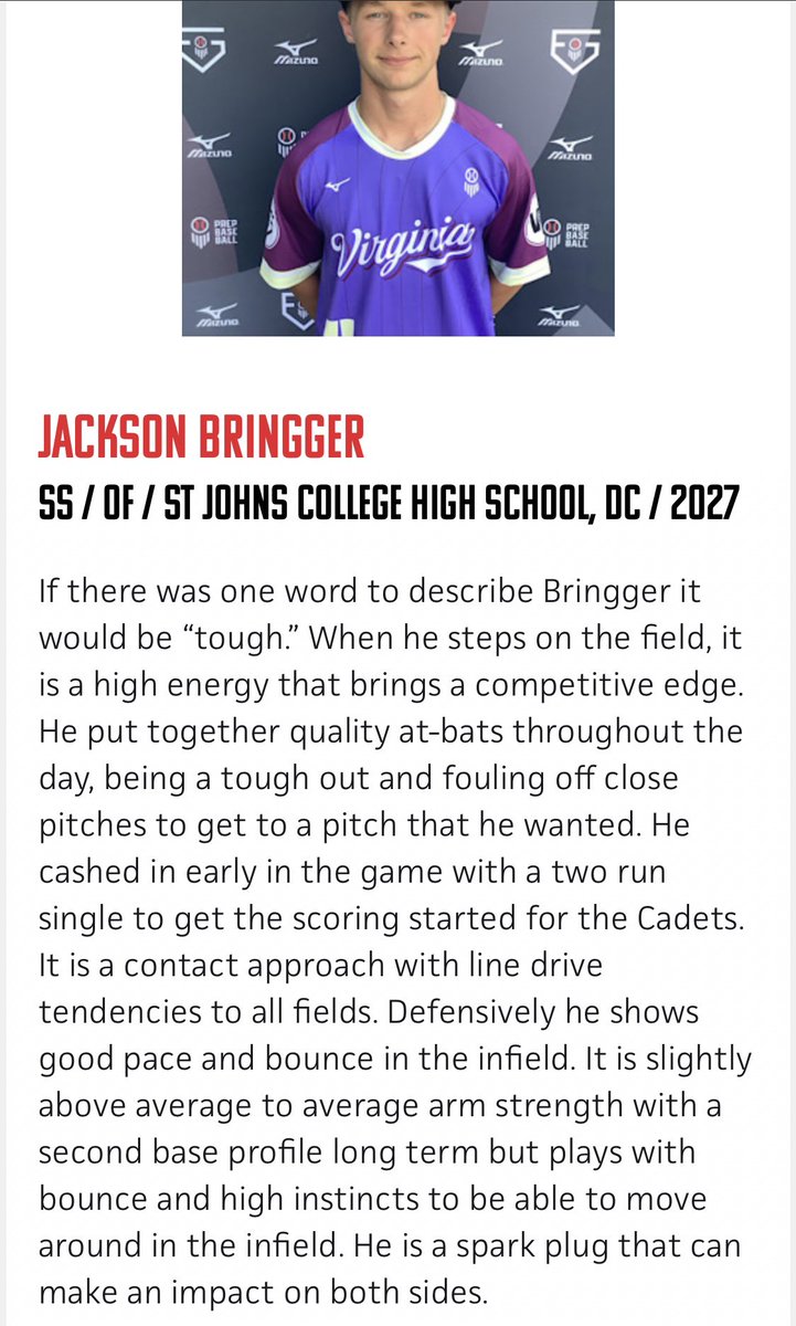 Jackson Bringger 2027 tweet media