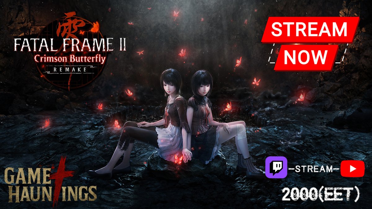GameHauntings's tweet image. We are live now !!!  #FatalFrame2Remake #projectzero @koeitecmogames  

 Watch Us Live on #twitchtv 👇 twitch.tv/gamehauntings 

Watch Us Live On #Youtube 👇youtube.com/@GameHauntings/ 

#horrorjunkie #horrorgame #horrorfanatic #YouTubePartnerProgram #ghosthunting #Gamehauntings