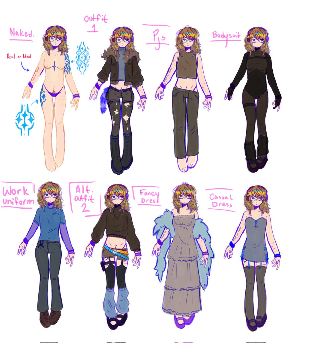 mnstrhp's tweet photo. i have a fixation on leon kennedy so here is my oc slop https://t.co/WHOnaX964D