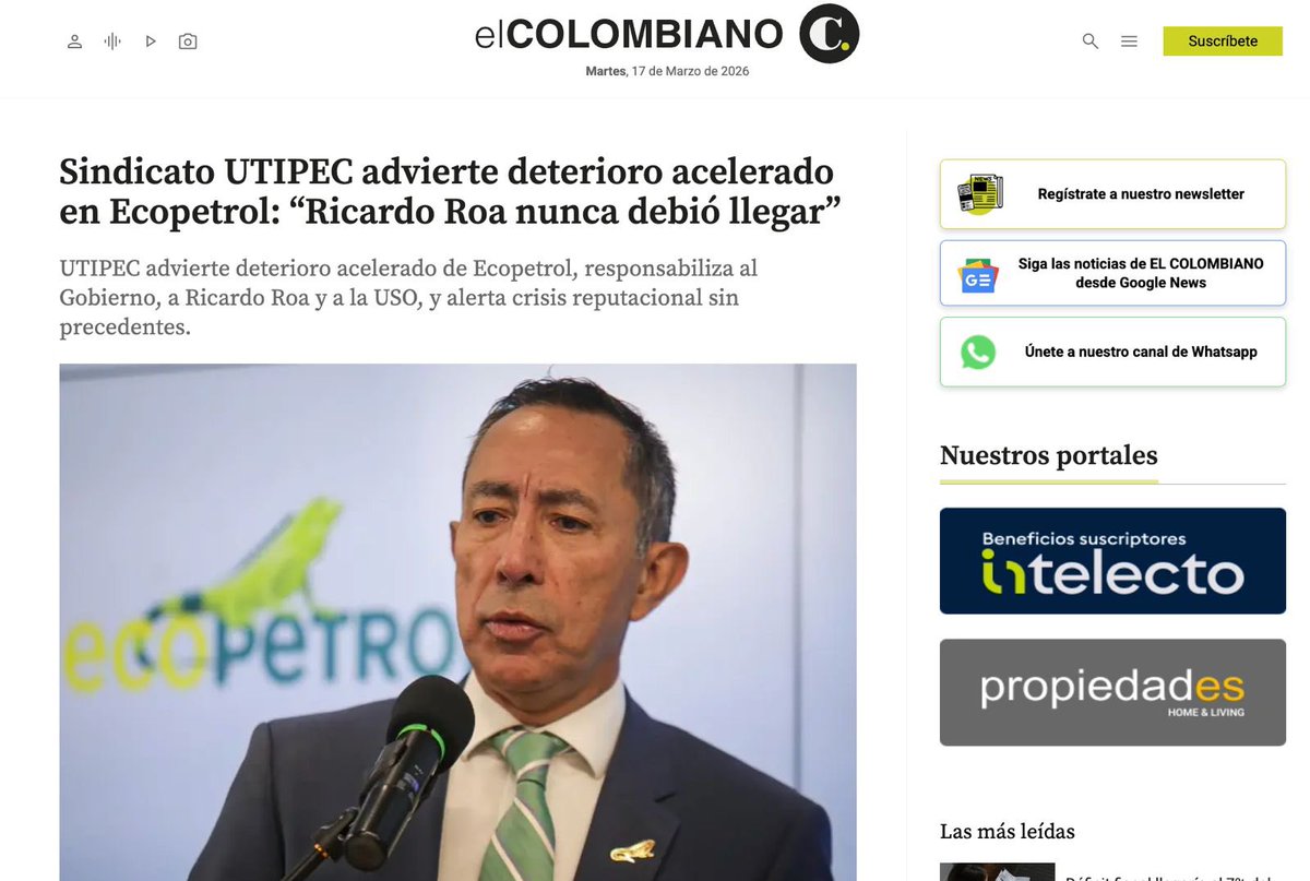 ¿Dejaron pasar 3 años y solo ahora se preocupan por el deterioro de Ecopetrol? Era obvio que personas que odian el sector de hidrocarburos y otros que no tienen idea de eso, serían los responsables de la destrucción de la compañía más querida por los colombianos. 

La junta