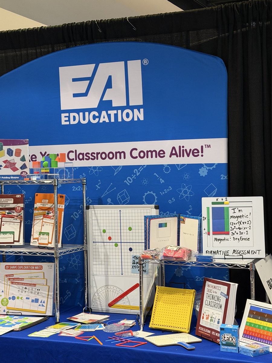 KerriZitar_Math's tweet photo. Huge thank you to @EAIeducation for donating supplies for our @NCTM NOLA Burst session this afternoon! https://t.co/VrGaPceTQf