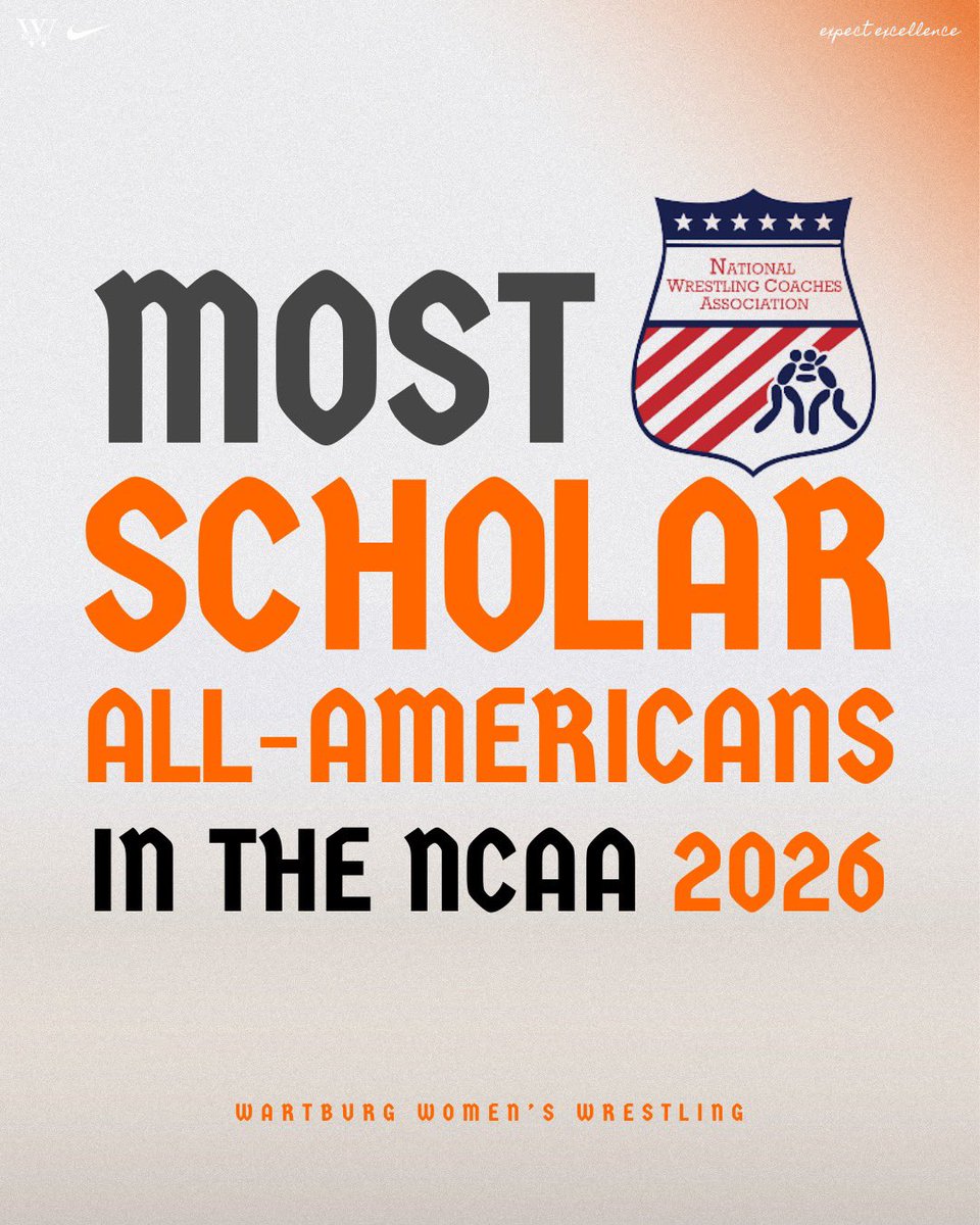 WartburgWomenWR's tweet image. 2️⃣1️⃣ SCHOLAR ALL-AMERICANS 👩🏼‍💻

🏆 MOST Scholar All-Americans in the NCAA 

🏆 Program Record

#WhyNotYou
#ExpectExcellence
