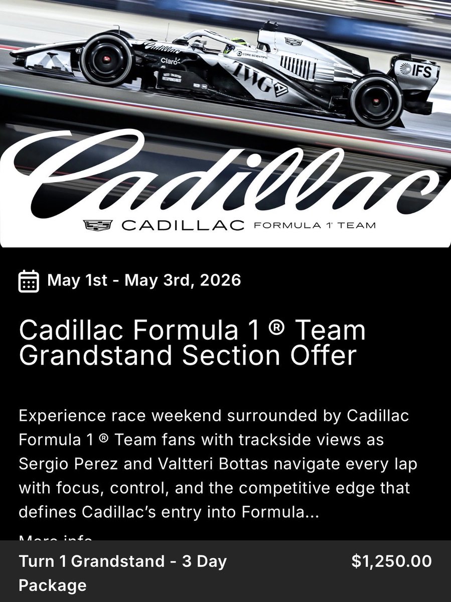 Cadillac F1 News tweet media