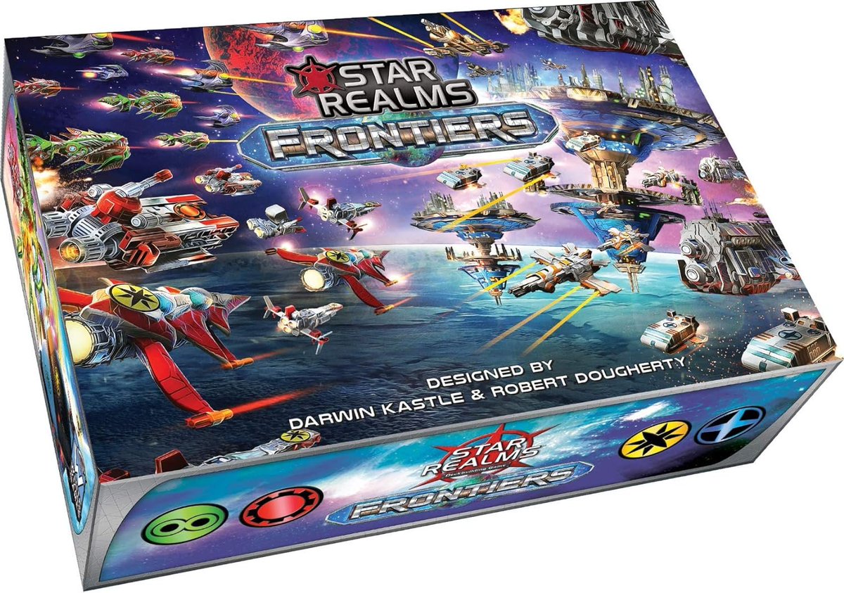 Tabletop_Deals's tweet image. Star Realms Frontiers Boxed Set

39% off, only $14

#ad amzn.to/4lyTPBx

I think this is the perfect #StarRealms box. Plays 2-4 players competitively or cooperatively out of the box and features an all new trade deck.