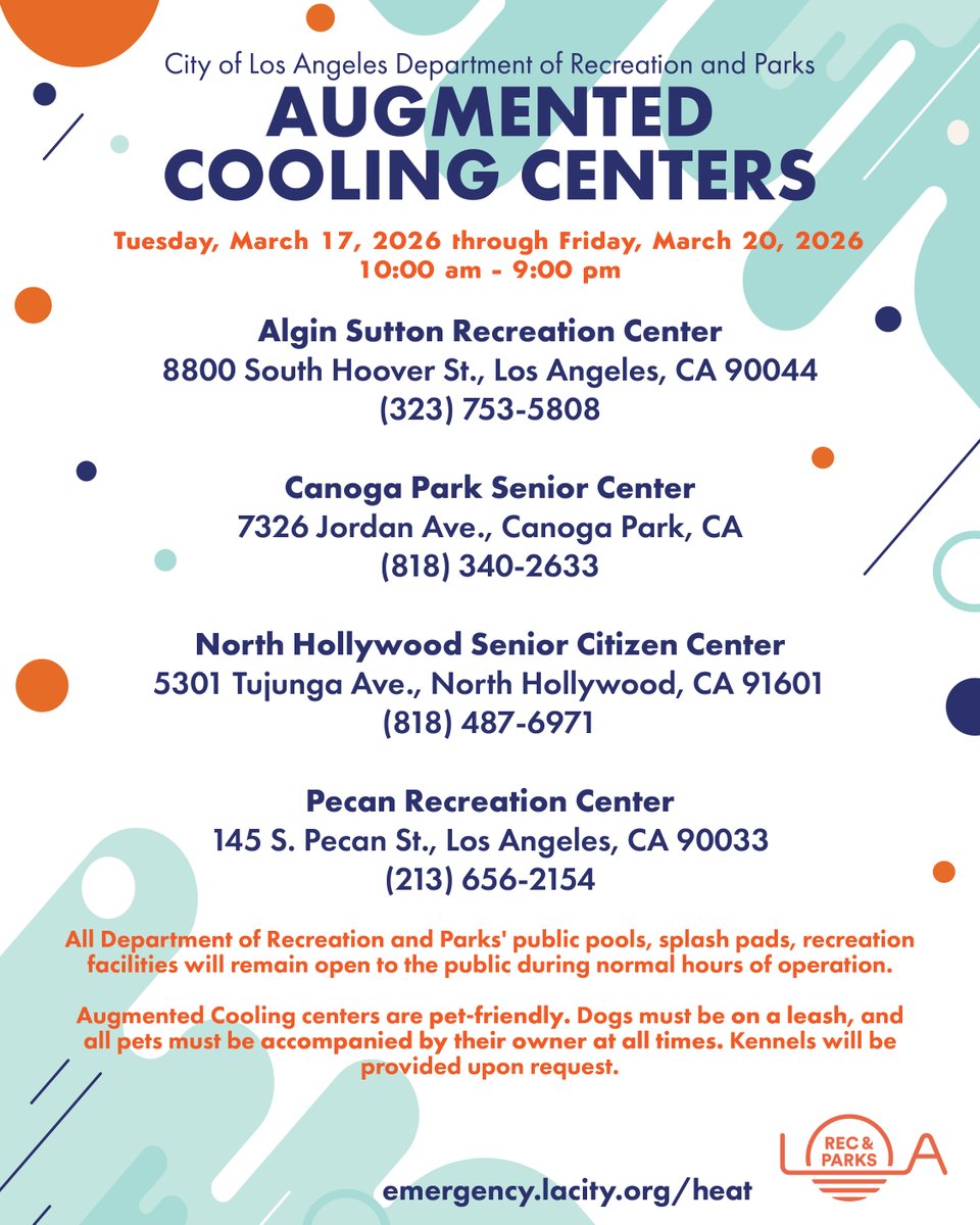 City of LA Department of Recreation and Parks tweet media