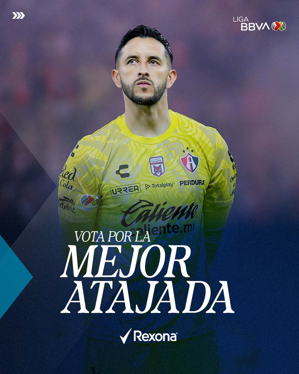 LigaBBVAMX's tweet photo. ¿Quién hizo la #MejorAtajadaDeLaJornada @RexonaMx? 🧤

Tú eliges a todos los ganadores de #LoMejorDeLaJornada. 🙌

¡VOTA AQUÍ! 🔗: https://t.co/vg1OVutJXc 

#RexonaNoTeAbandona | antitranspirante oficial
#J11 #ConMéxicoC26 | #LaLigaDeLaAfción https://t.co/pAWoMP2kPE