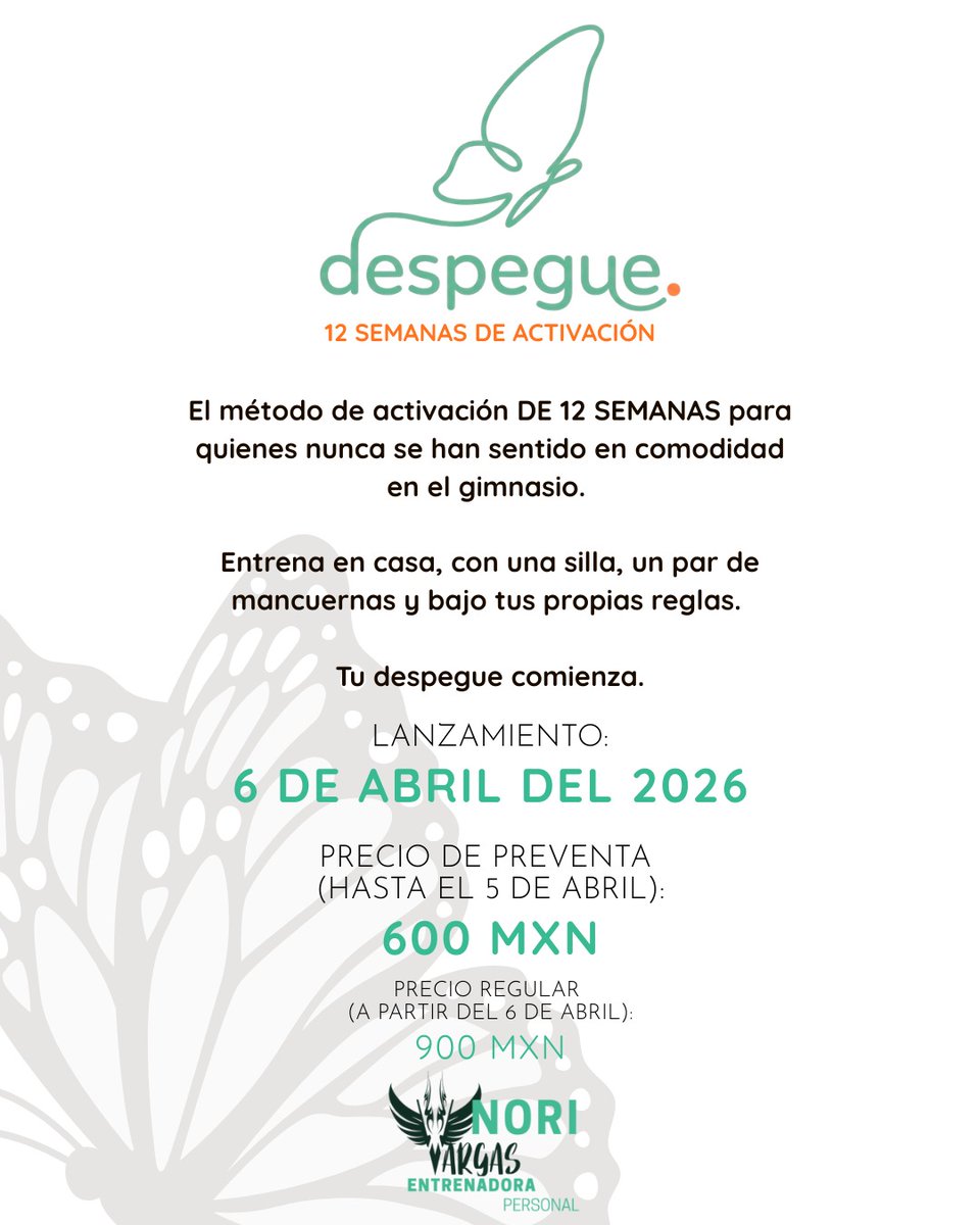 Nori, tu entrenadora personal tweet media