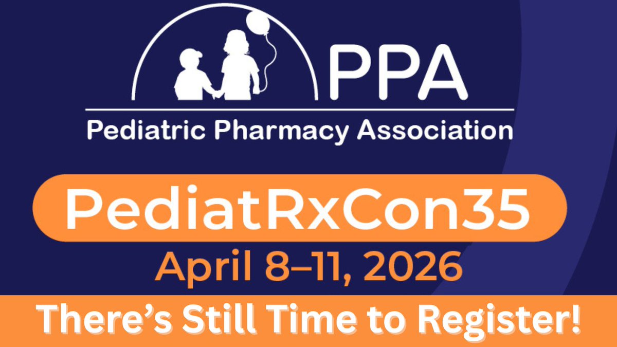 Pediatric Pharmacy Association | PPA tweet media