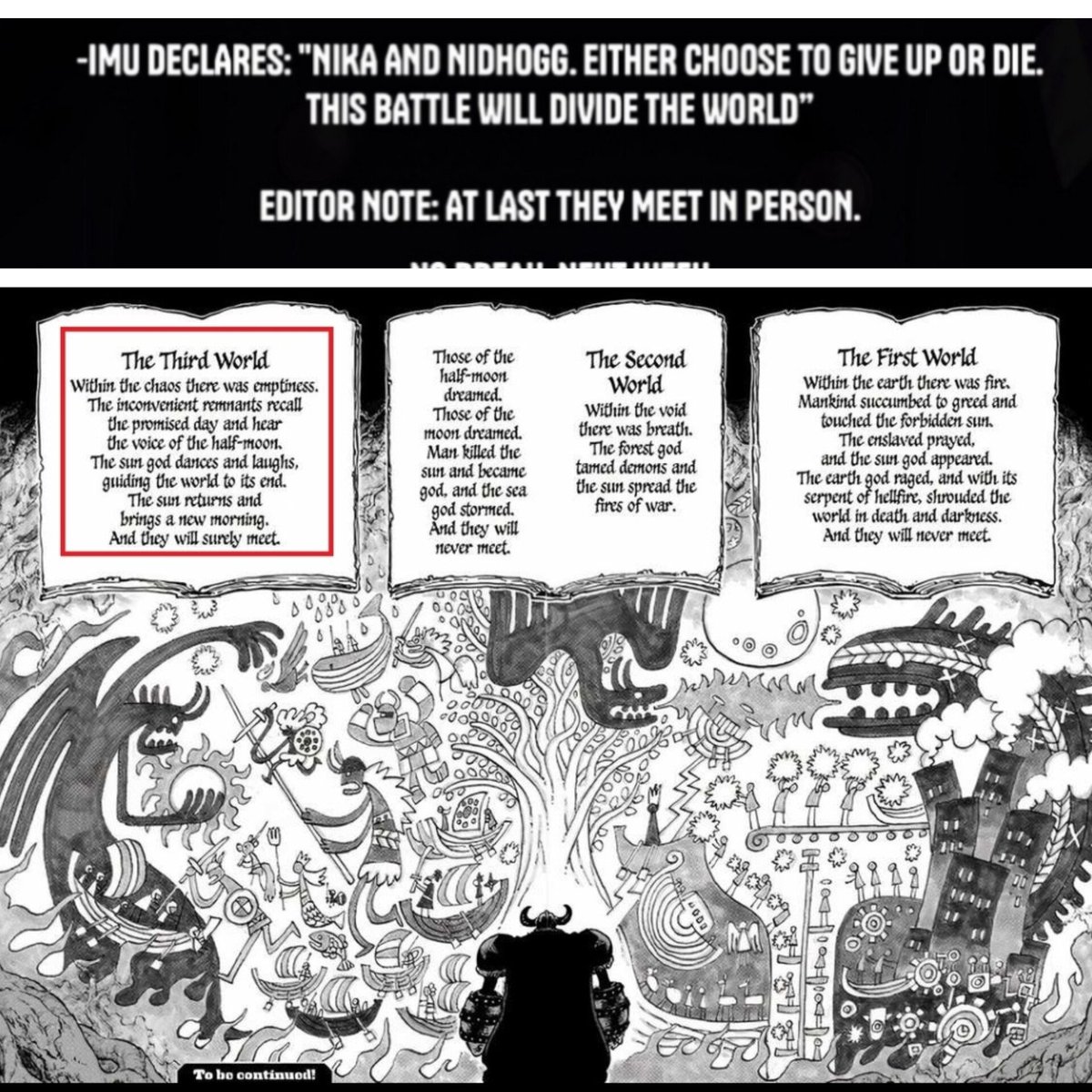 joyboyluffy041's tweet photo. #ONEPIECE1177

Question: does editor note refer to luffy and imu or luffy and loki https://t.co/XqZzttqMKJ
